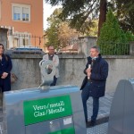 Neue unterirdische Wertstoffinsel in der Claudia-de’-Medici-Straße
