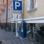 Bezahlung der blauen Parkplätze am Samstagnachmittag