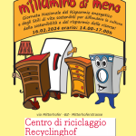 M'illumino di meno 2024 al Centro di riciclaggio