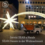 SEAB-Dienste in Bozen in der Weihnachtszeit 2023