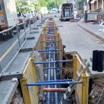Lavori in via Roma 2024