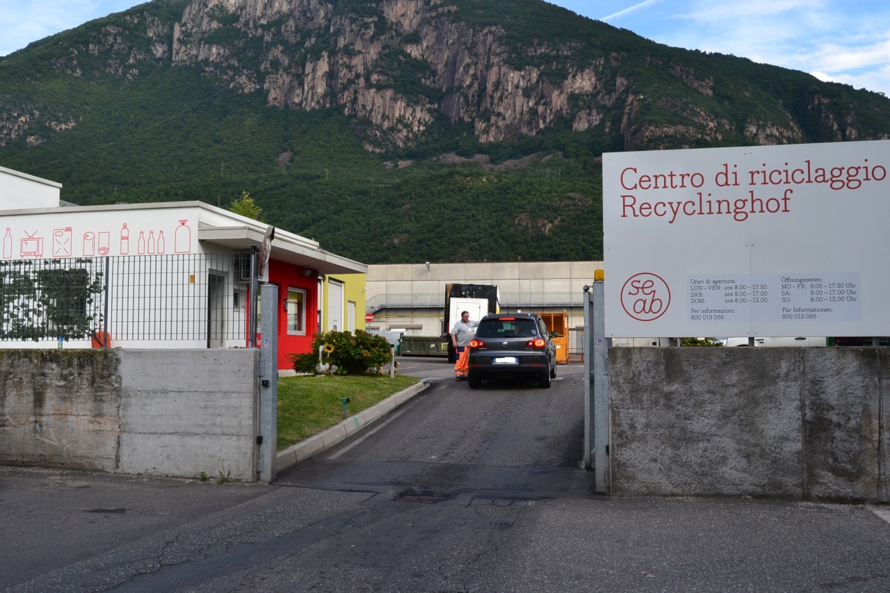 Lavori al Centro di riciclaggio - Aggiornamento