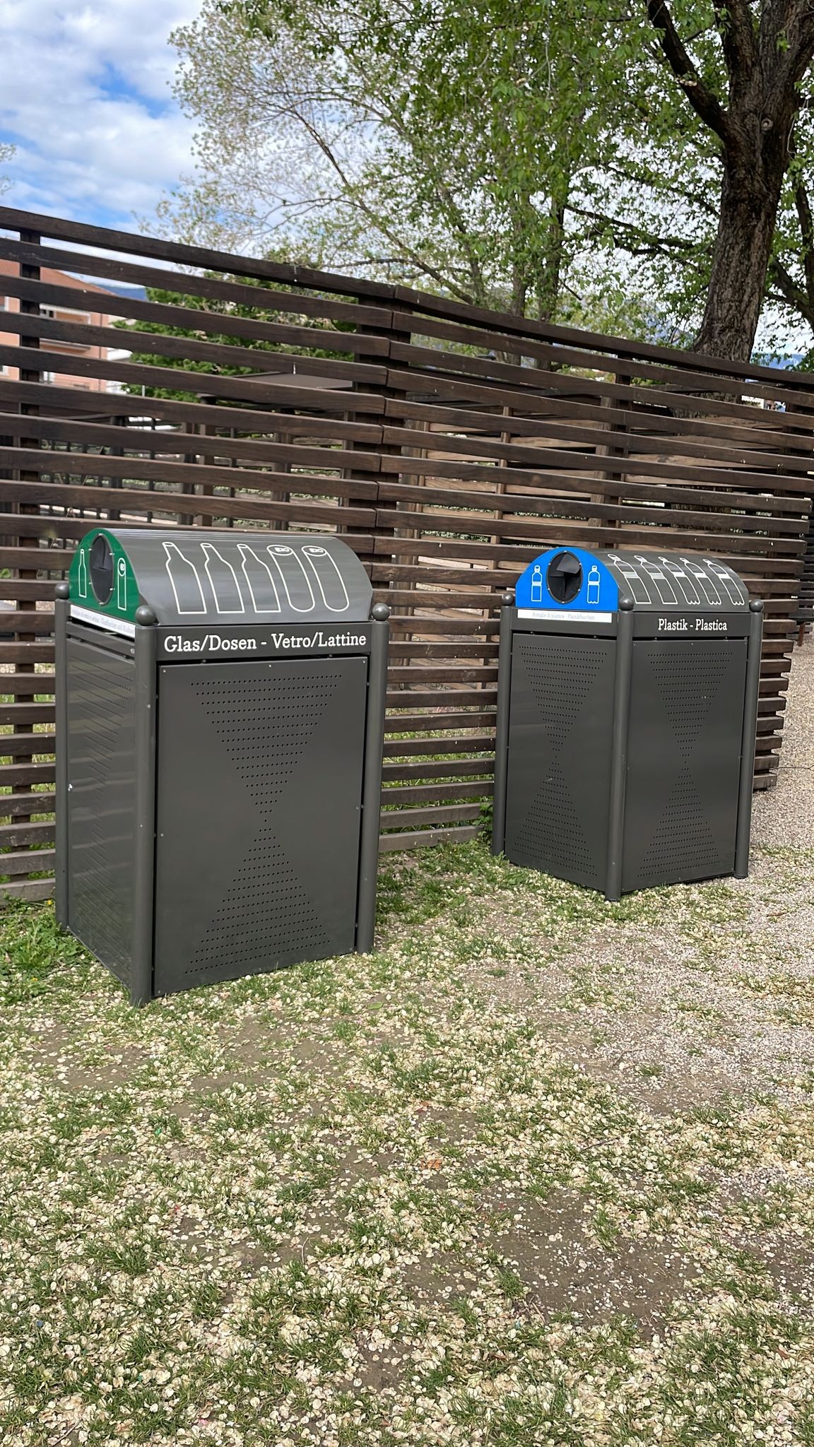 Versuch mit Abfallbehältern in Parks