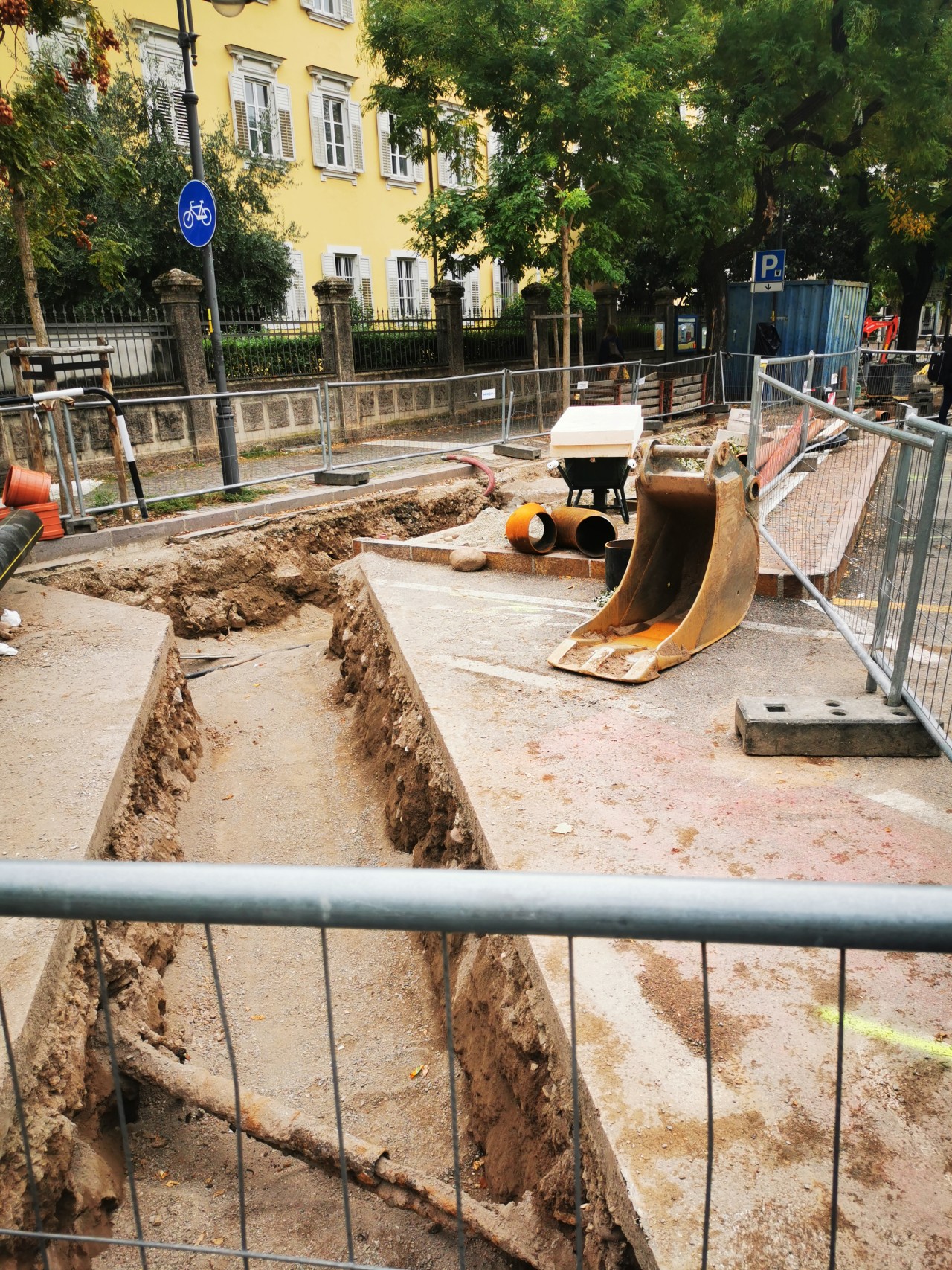 Informazioni sui lavori in Piazza Gries
