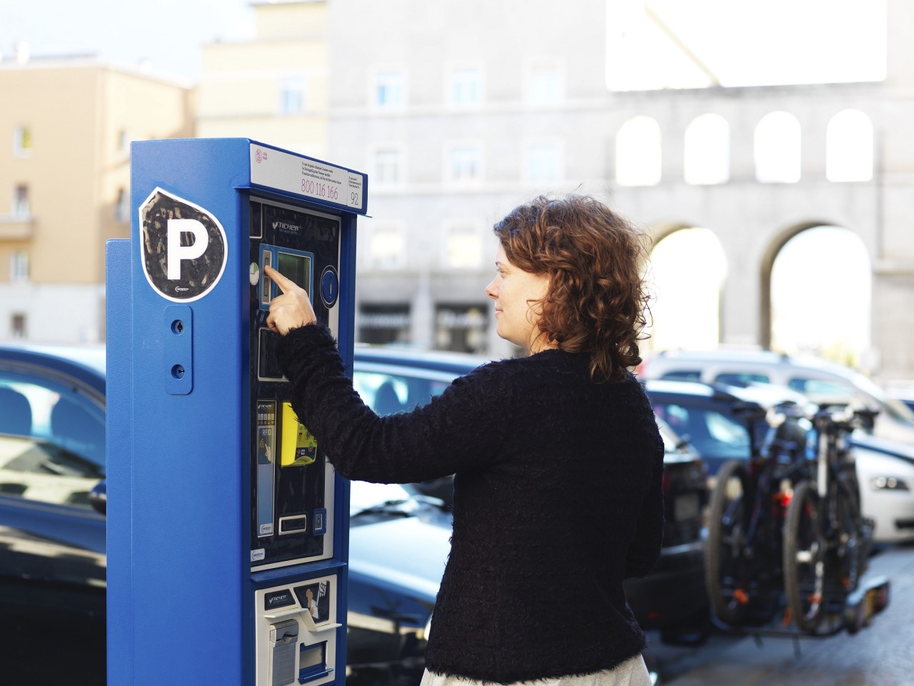 Parcheggiare senza contanti