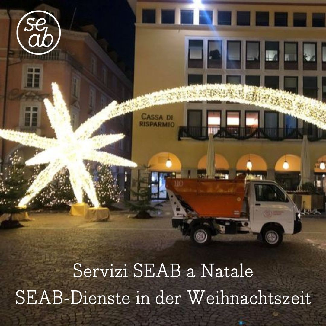 Servizi SEAB a Bolzano a Natale 2023
