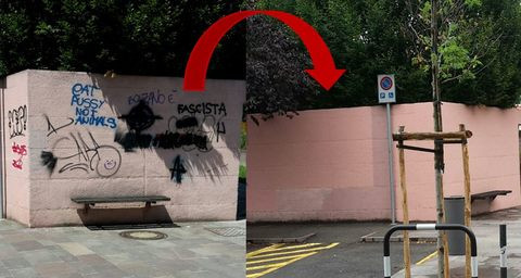 Graffiti-Abdeckdienst