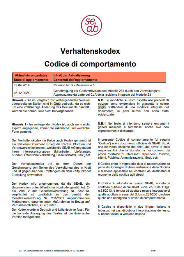 Codice etico