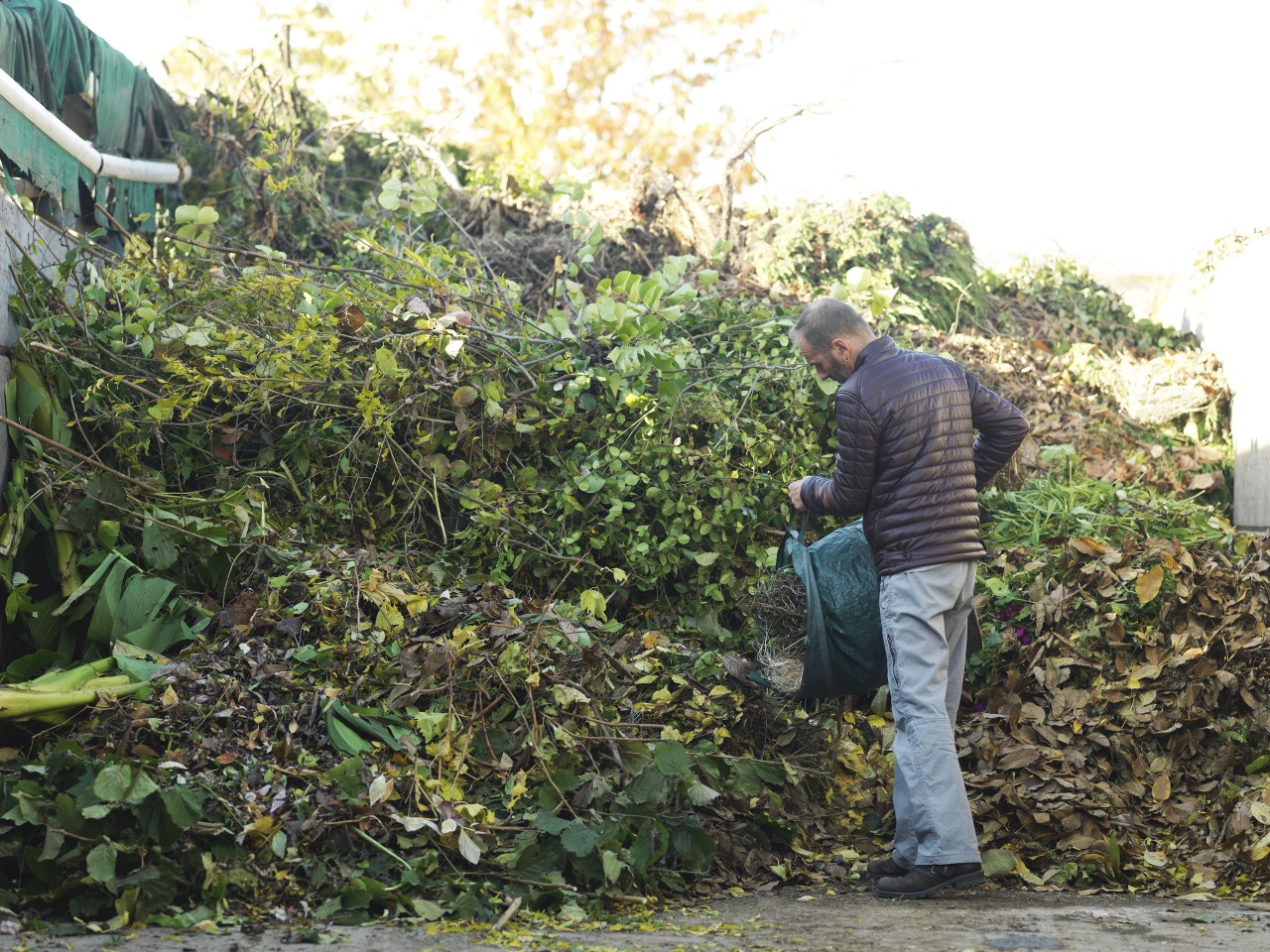 Grünschnittabgabe Recyclinghof Leifers